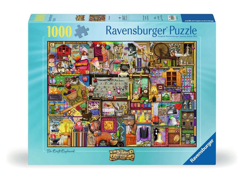 CASSE-TÊTE 1000 PIÈCES RAVENSBURGER - CRAFT CUPBOARD