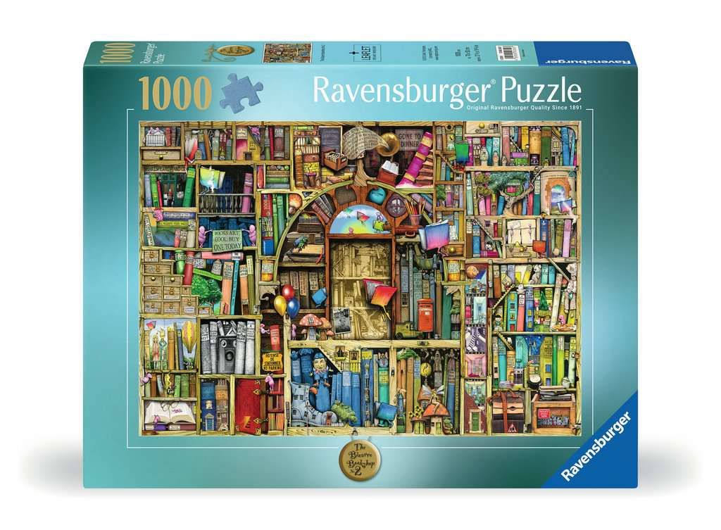 CASSE-TÊTE 1000 PIÈCES RAVENSBURGER - BIBLIOTHÈQUE BIZARRE
