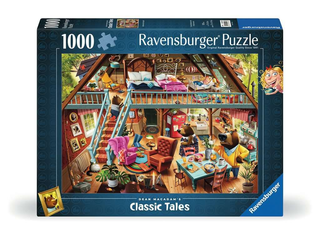 CASSE-TÊTE 1000 PIÈCES RAVENSBURGER - BOUCLE D'OR ET LES 3 OURS