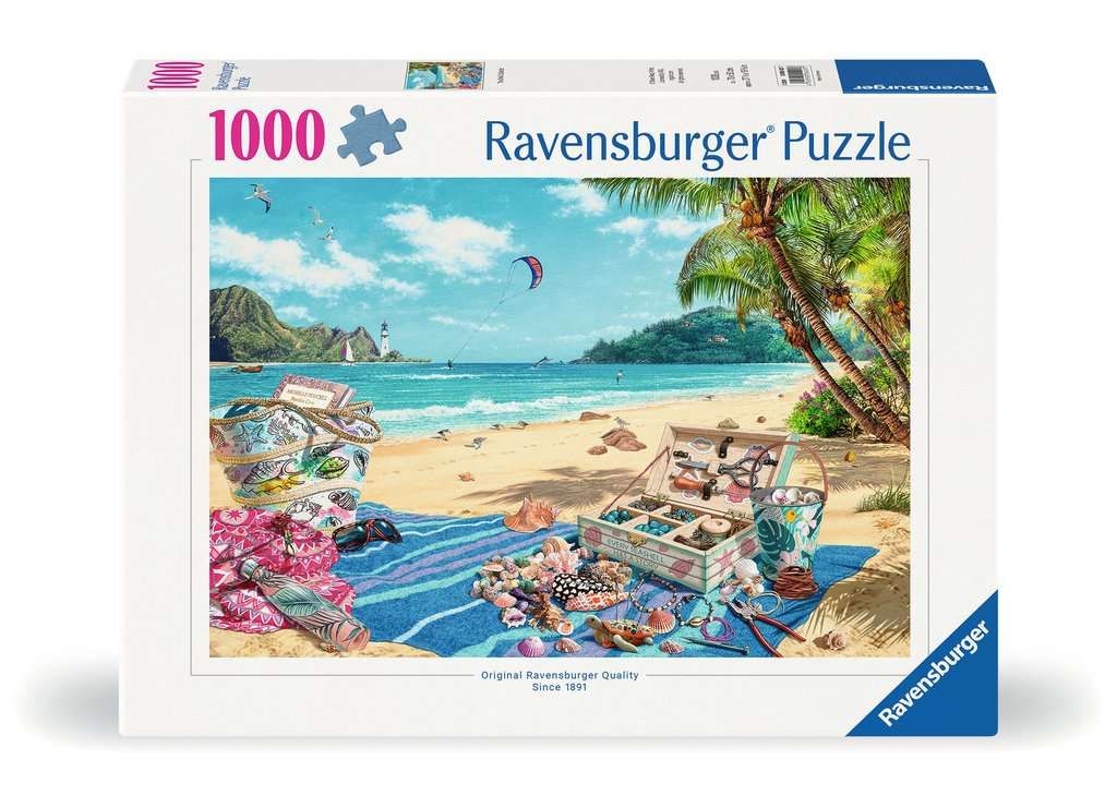 CASSE-TÊTE 1000 PIÈCES RAVENSBURGER - LE COLLECTIONNEUR DE COQUILLAGE