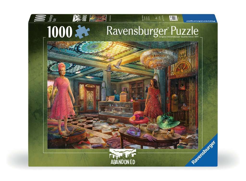 CASSE-TÊTE 1000 PIÈCES RAVENSBURGER ABANDONNED - MAGASIN DÉSERTÉ