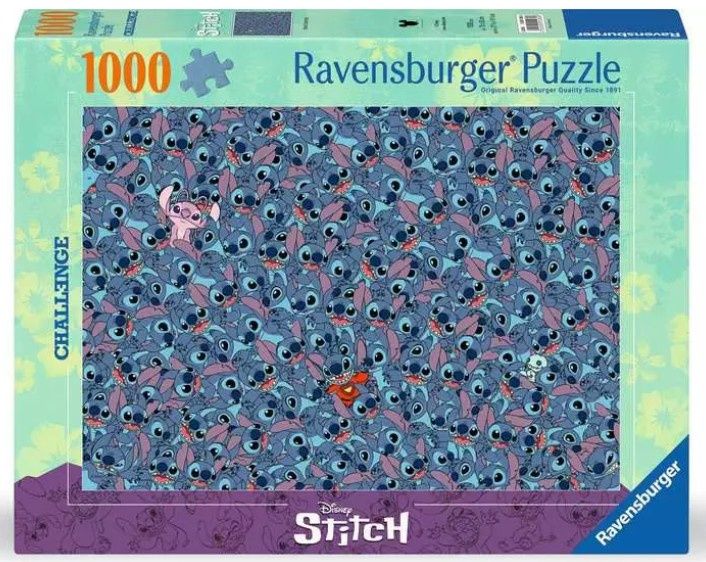 CASSE-TÊTE 1000 PIÈCES RAVENSBURGER - STITCH CHALLENGE