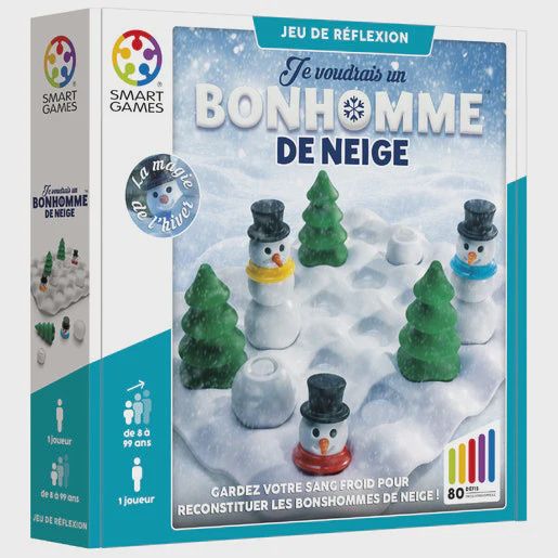 SMART GAMES - JE VOUDRAIS UN BONHOMME DE NEIGE