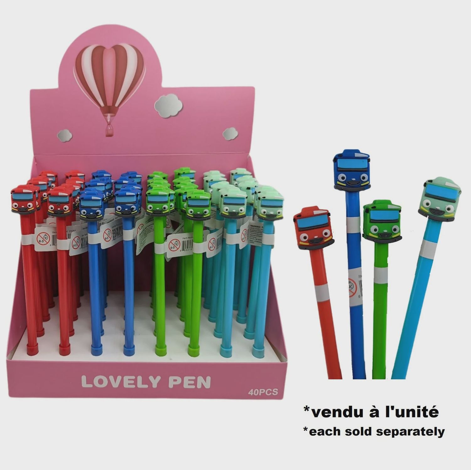 CRAYON STYLO GEL - VOITURE