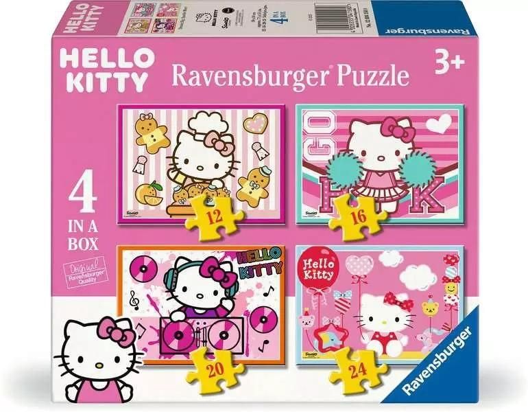 CASSE-TÊTE 12, 16, 20 ET 24 PIÈCES RAVENSBURGER - HELLO KITTY