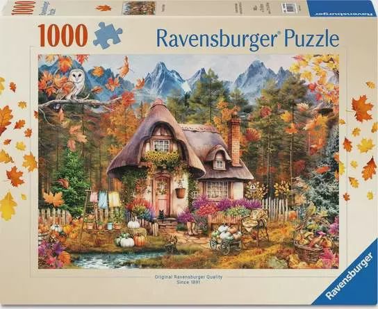 CASSE-TÊTE 1000 PIÈCES RAVENSBURGER - CHALET DE CITROUILLE (PUMPKIN COTTAGE)