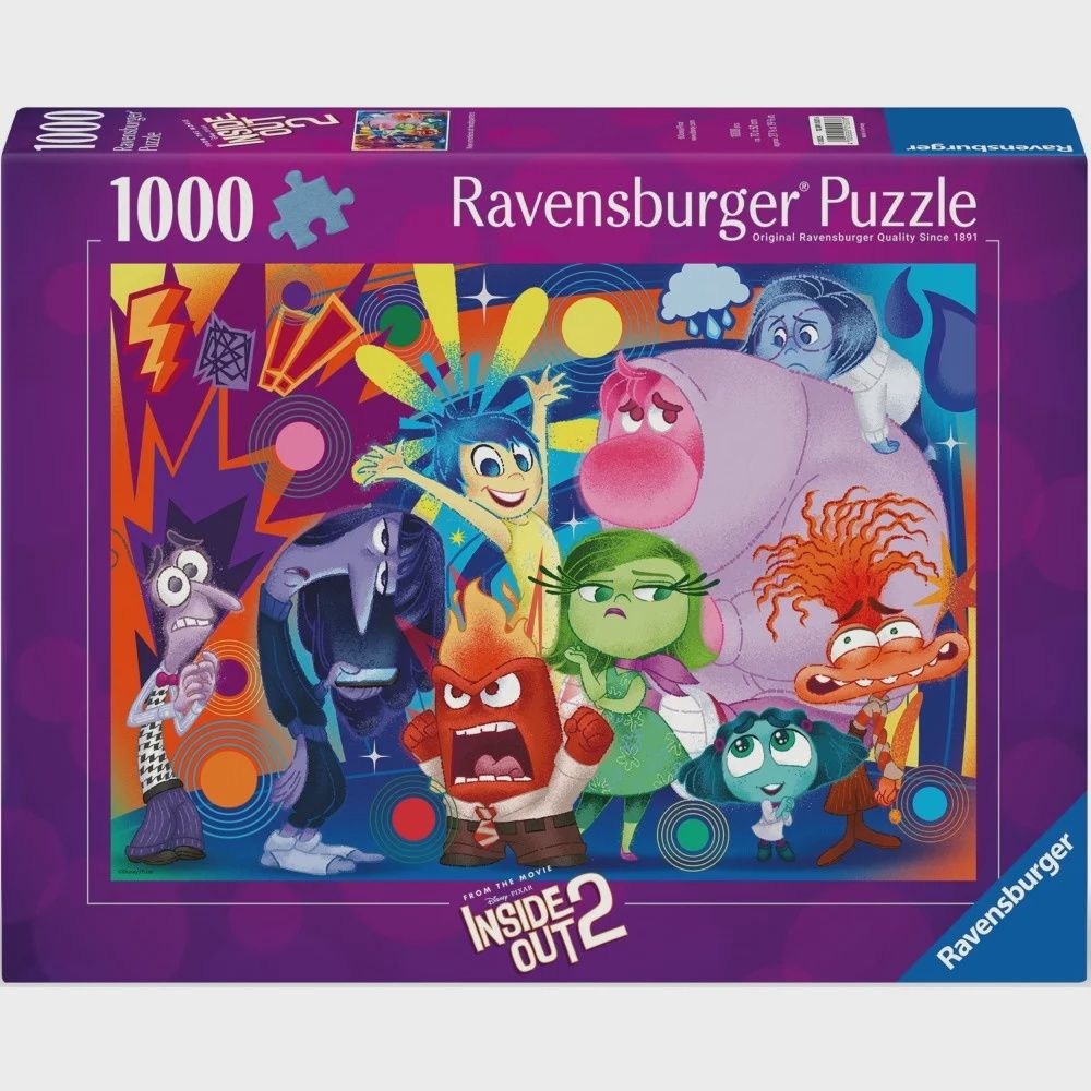 CASSE-TÊTE 1000 PIÈCES RAVENSBURGER - SENS DESSUS-DESSOUS 2 (NEW EMOTIONS AT HEADQUARTERS)
