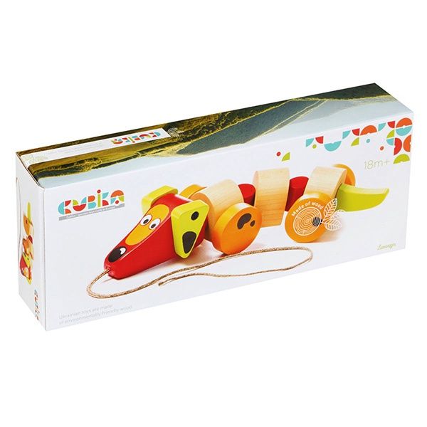 CUBIKA POUSSE ET TIRE - CHIEN SAUCISSE