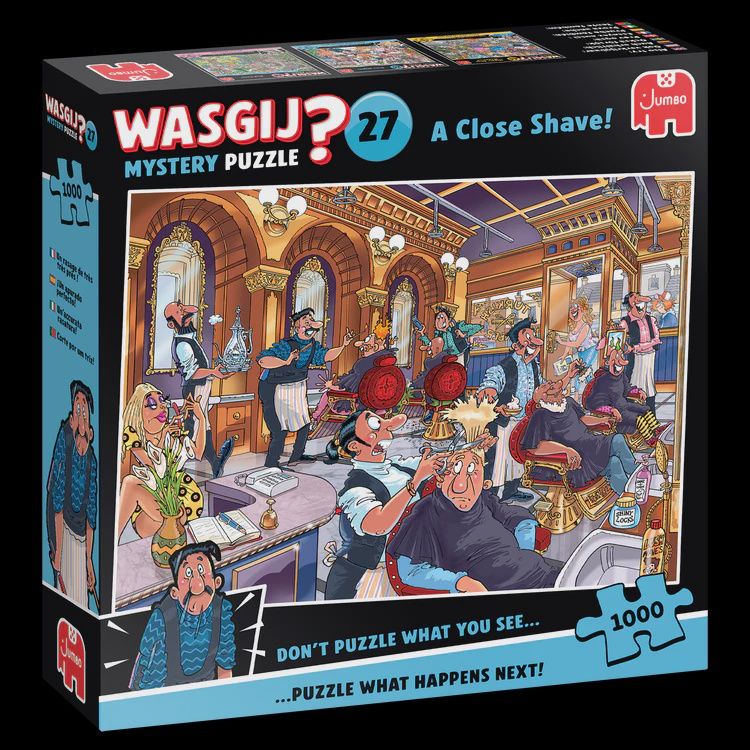 CASSE-TÊTE WASGIJ MYSTERY NO 27 - UN RASAGE DE TRÈS PRÈS