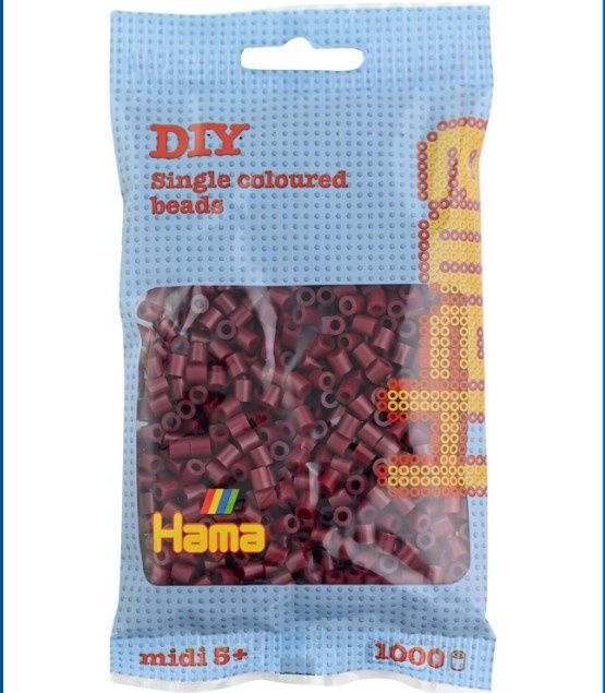 PERLE HAMA 1000 PIÈCES - BURGUNDY