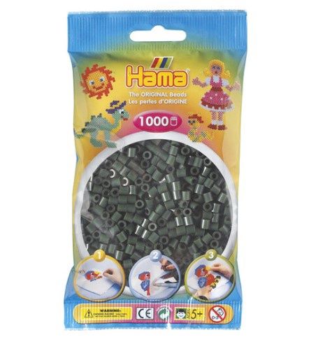 PERLE HAMA 1000 PIÈCES - VERT FONCÉ