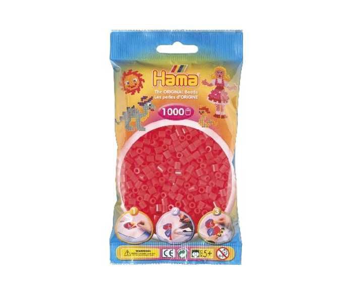 HAMA 1000 PIÈCES - ROUGE NÉON
