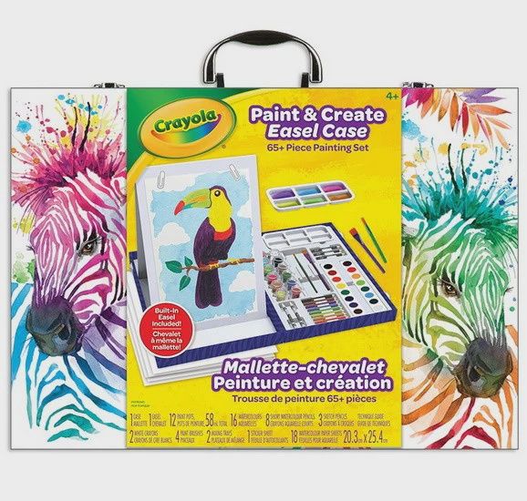CRAYOLA - MALLETTE-CHEVALET PEINTURE ET CRÉATION
