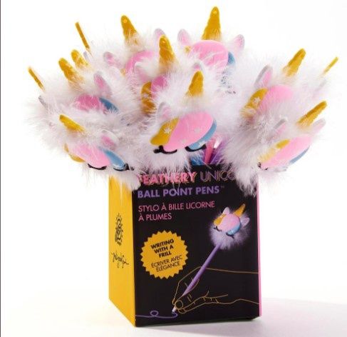 STYLO AVEC LICORNE SUR LE DESSUS