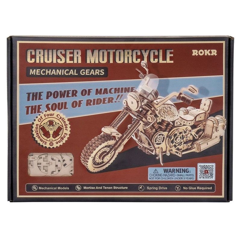 ROKR - MOTOCYCLETTE EN BOIS À CONSTRUIRE