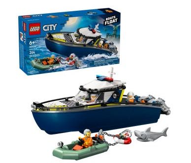 LEGO CITY 60456 - LA POURSUITE EN BATEAU DE POLICE
