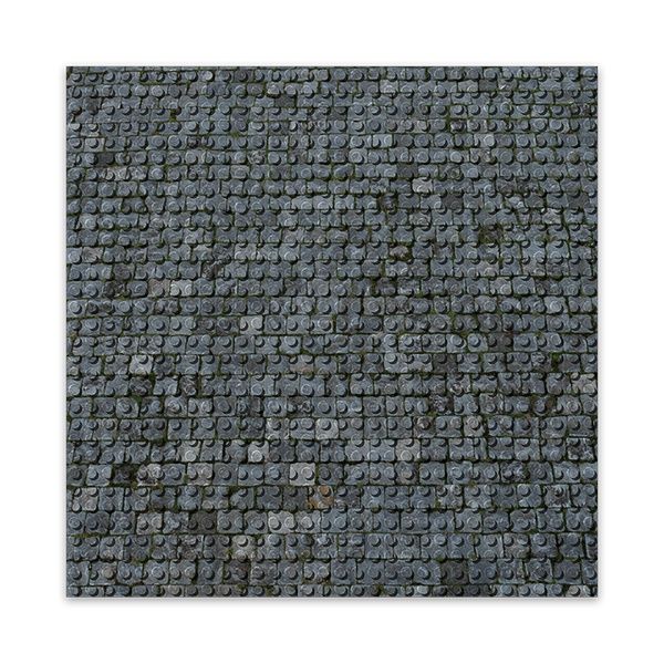 BRIXIES - PLAQUE À MOTIF DE PAVÉ