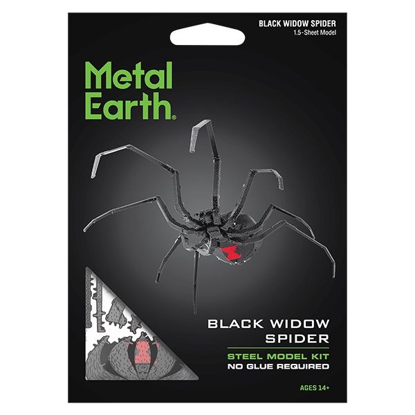 METAL EARTH - ARAIGNÉE VEUVE NOIRE