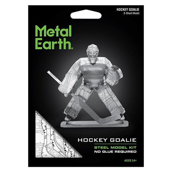 METAL EARTH - GARDIEN DE BUT DE HOCKEY