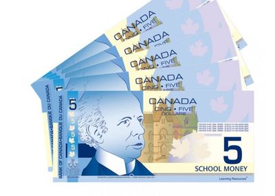 Ensemble de 100 billets de 5$