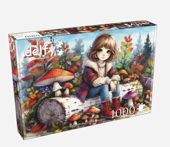 CASSE-TÊTE 1000 PIÈCES DELFY - BENEATH AUTUMN'S CANOPY