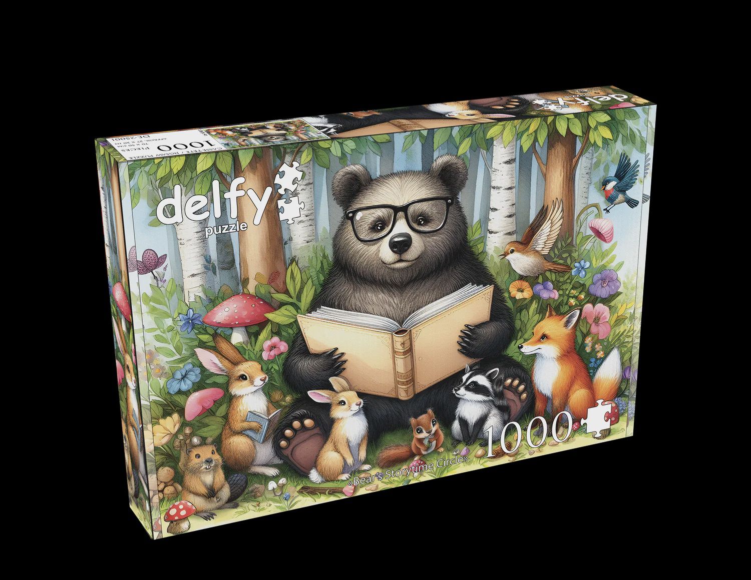 CASSE-TÊTE 1000 PIÈCES DELFY - BEAR'S STORYTIME CIRCLE