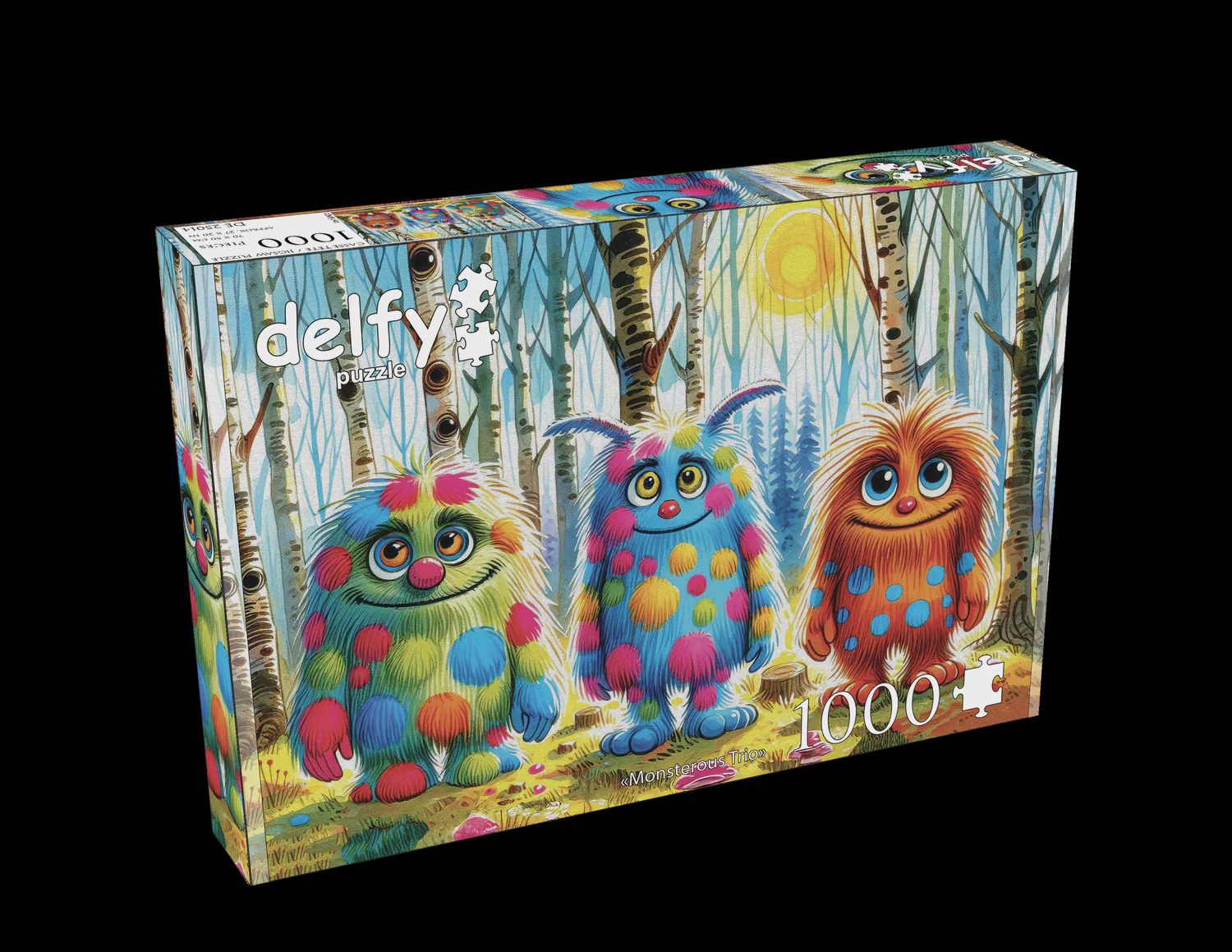 CASSE-TÊTE 1000 PIÈCES DELFY - MONSTEROUS TRIO