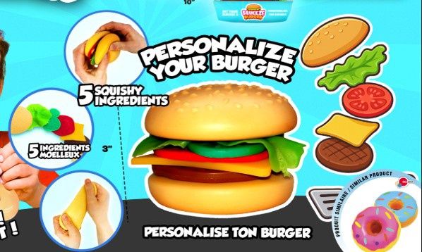 OBJET À PRESSER - HAMBURGER