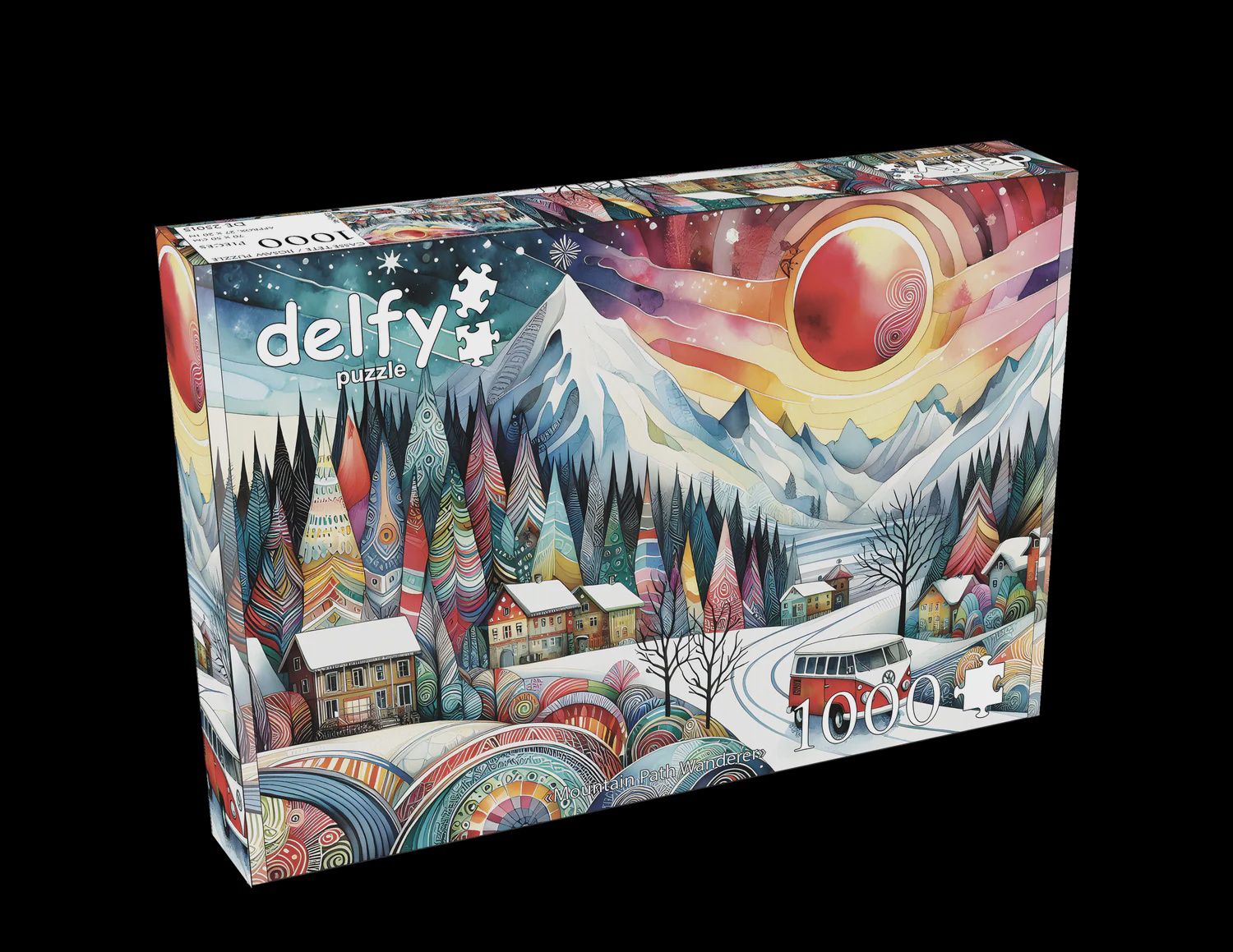 CASSE-TÊTE 1000 PIÈCES DELFY - MOUNTAIN PATH WANDERER