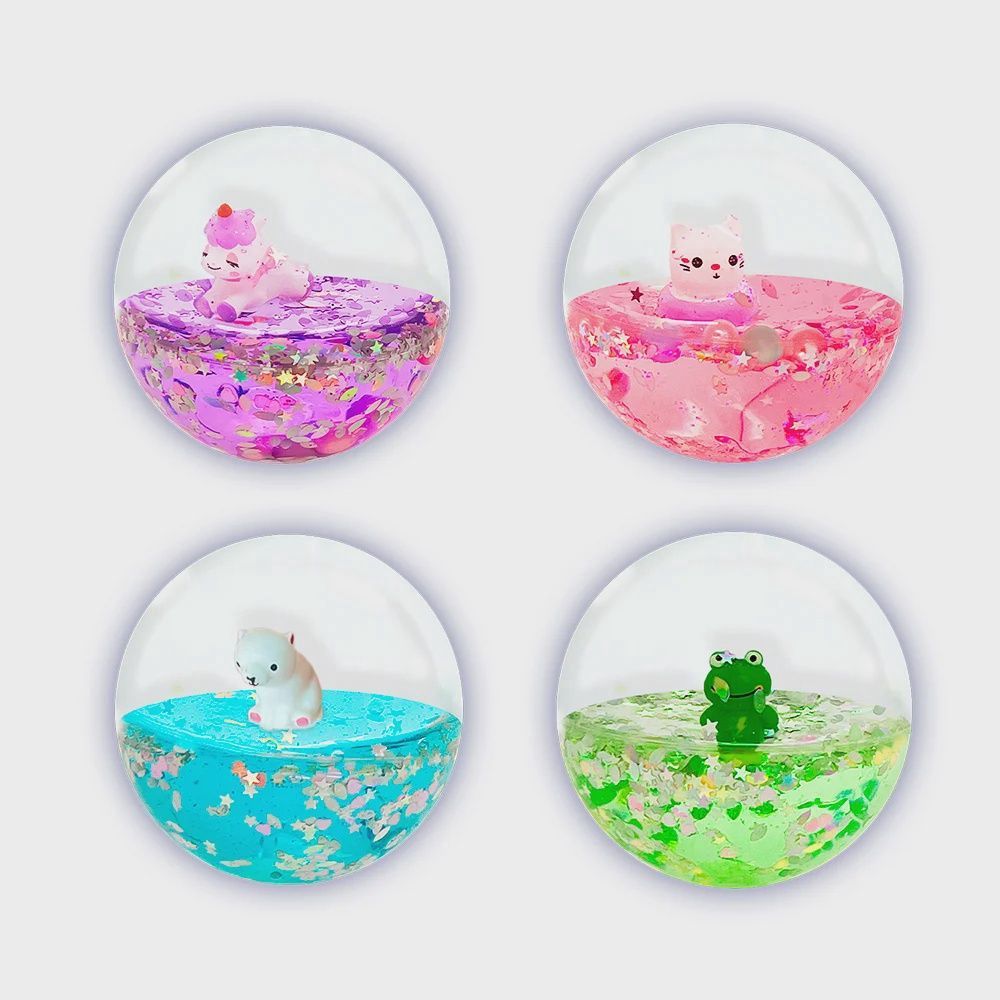 BALLE À REBOND AVEC FLOTTANT À L'INTÉRIEUR