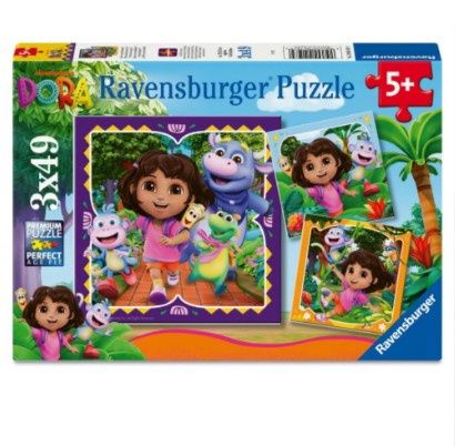 CASSE-TÊTE 3 X 49 PIÈCES RAVENSBURGER - PRÊT POUR L'EXPLORATION?