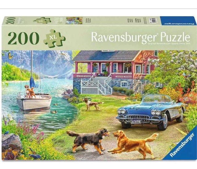 CASSE-TÊTE 200 PIÈCES XL RAVENSBURGER - MAISON D'ÉTÉ AU LAC