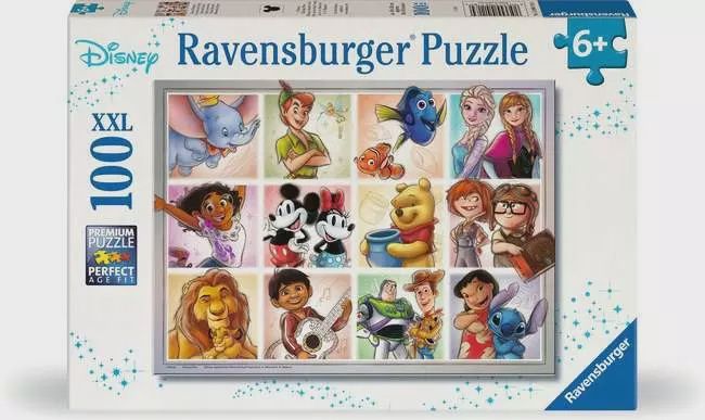 CASSE-TÊTE 100 PIÈCES RAVENSBURGER - LES MOMENTS DISNEY