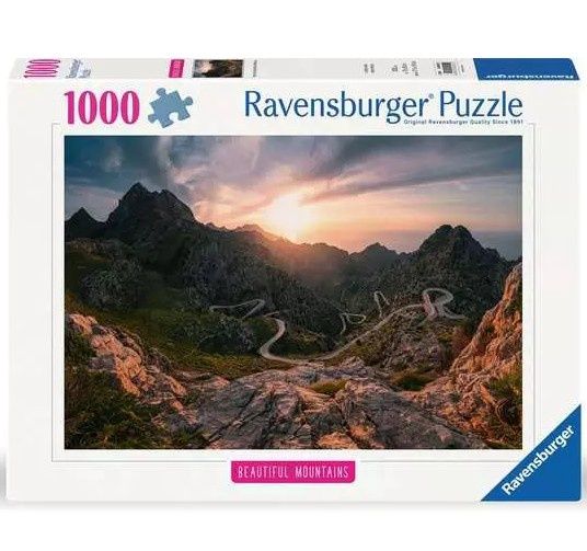 CASSE-TÊTE 1000 PIÈCES RAVENSBURGER - MONTAGNES MAGNIFIQUES - SERRA DE TRAMUNTANA, MALLORCA
