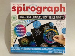 SPIROGRAPH À GRATTTER SCINTILLANT