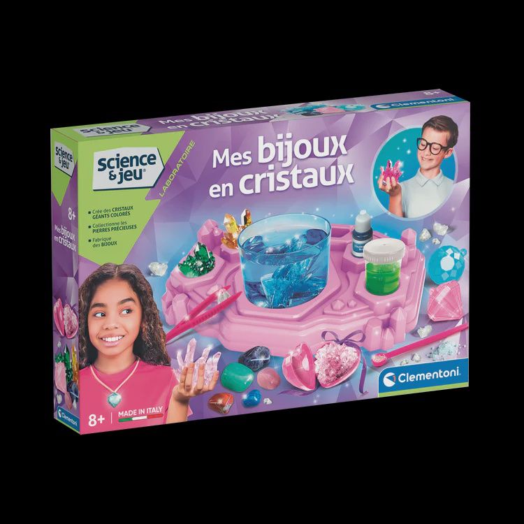 CLEMENTONI - SCIEN ET JEU: MES BIJOUX EN CRISTAUX