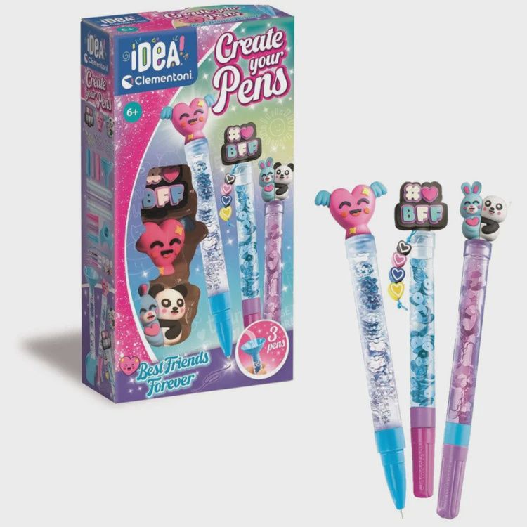 CLEMENTONI IDEA - CRÉE TES STYLOS: BFF