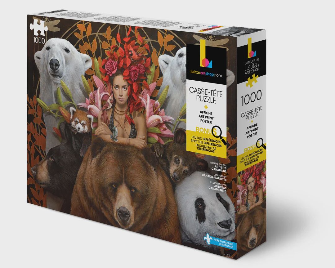 CASSE-TÊTE 1000 PIÈCES LALITA'S ART SHOP - TEDDY BEAR