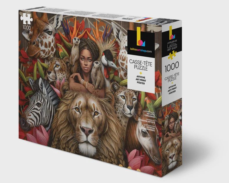 CASSE-TÊTE 1000 PIÈCES LALITA'S SHOP ART - SAFARI
