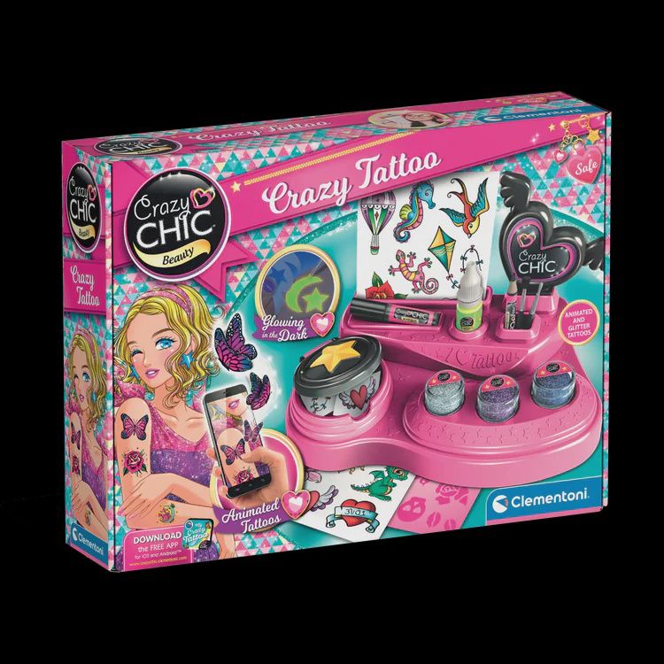 CLEMENTONI CRAZY CHIC - TATOUAGE EN FOLIE