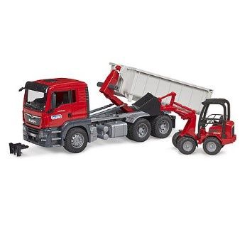 BRUDER 03767 - MAN TGS CAMION AVEC CHARGEUR COMPACT