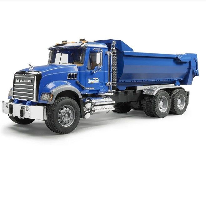 BRUDER 02823 - CAMION BENNE HALFPIPE GRANITE