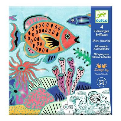 DEJCO - COLORIAGES BRILLANTS: SOUS LA MER