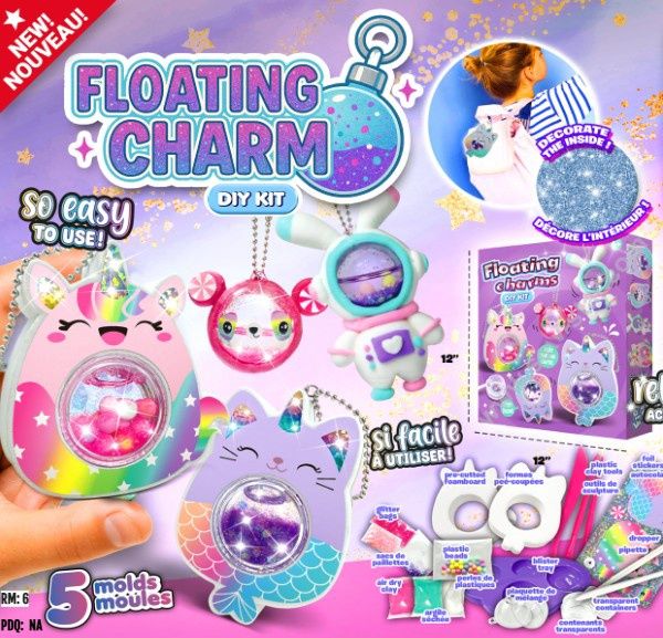 DIY = PORTE-CLÉ AVEC FLOTTANTS