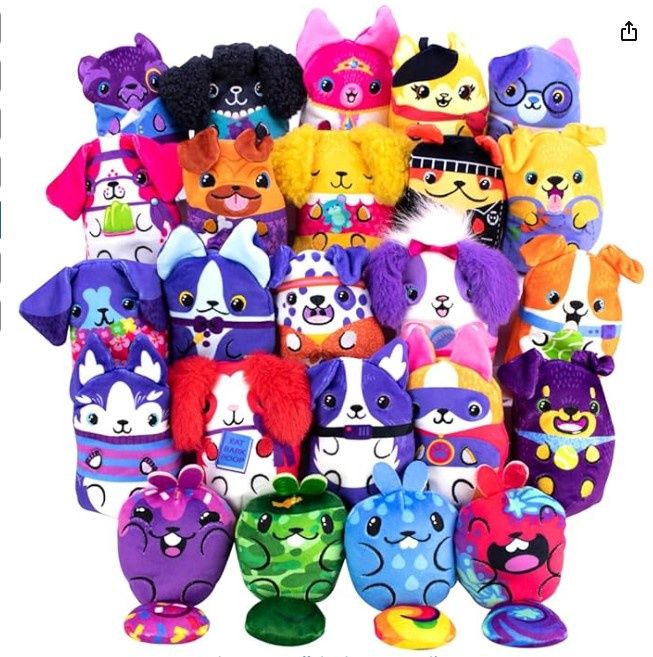 BALLE À PRESSER EN TISSUE AVEC BEAN - CHIEN CONTRE ÉCUREUIL