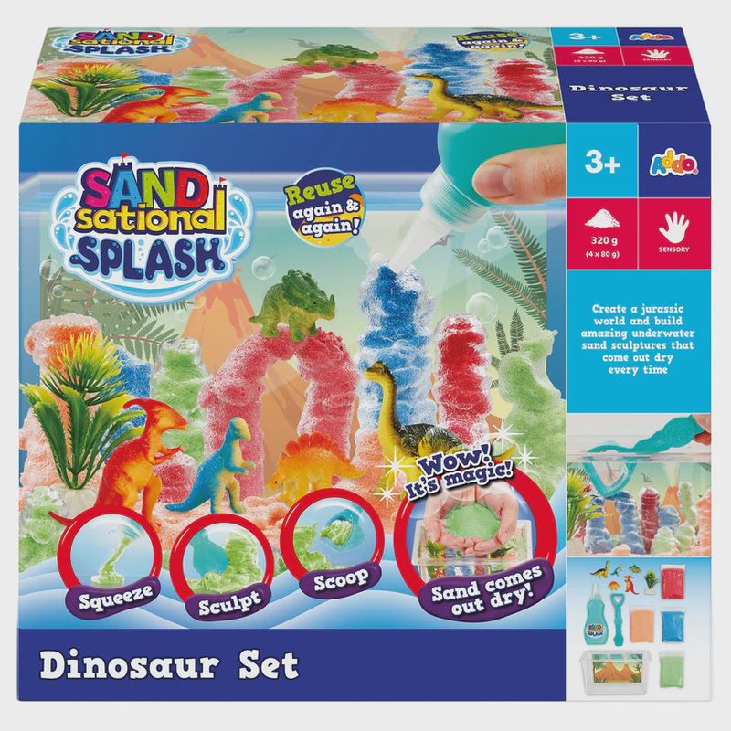 SANDSATIONAL - DINOSAURE ( SABLE KINÉTIC DANS L'EAU)