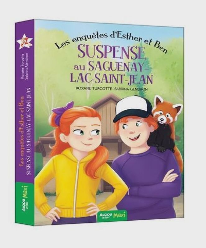 LIVRE - LES ENQUÊTES D'ESTHER ET BEN: TOME 8 SUSPENSE AU SAGUENAY - LAC-SAINT-JEAN