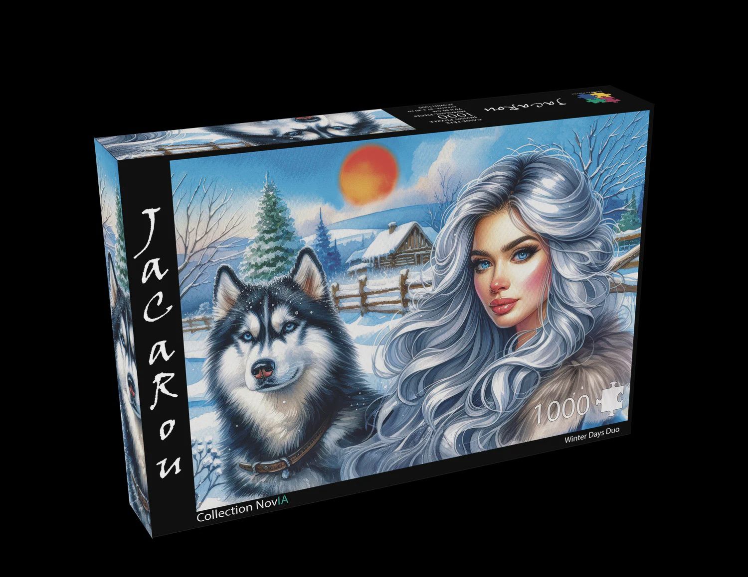 CASSE-TÊTE 1000 PIÈCES JACAROU - WINTER DAYS DUO