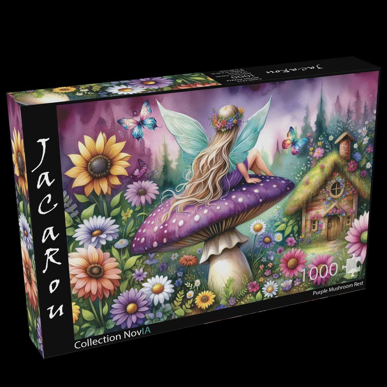 CASSE-TÊTE 1000 PIÈCES JACAROU - PURPLE MUSHROOM REST