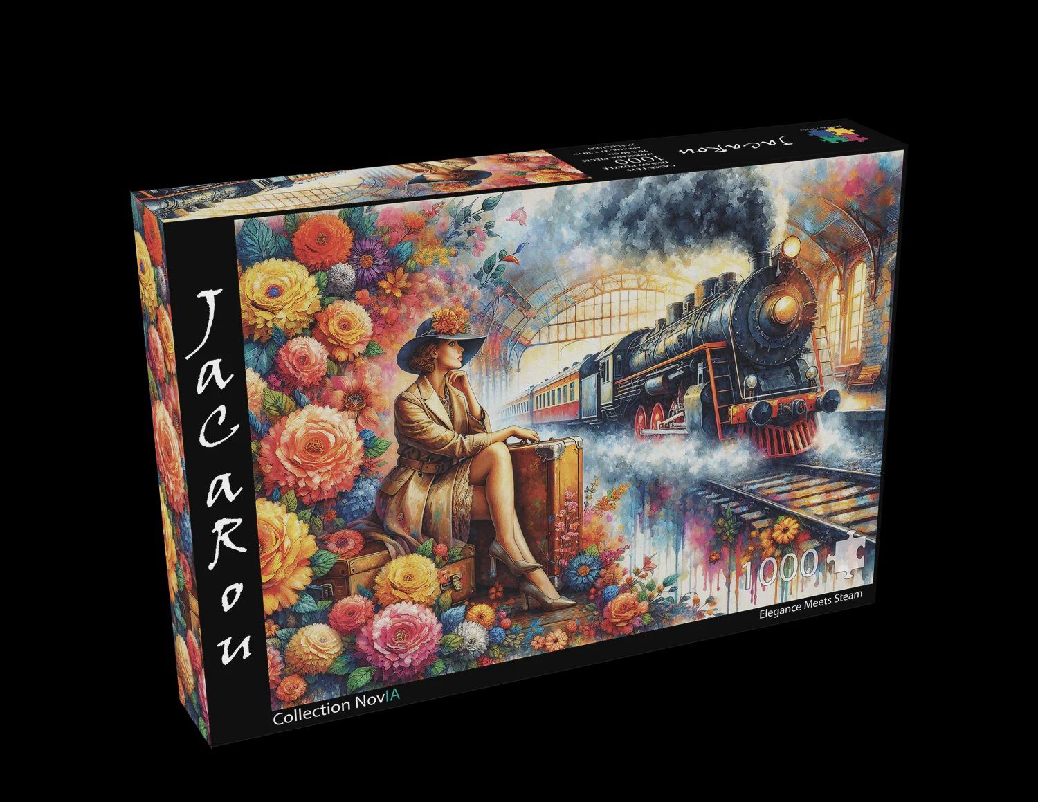 CASSE-TÊTE 1000 PIÈCES JACAROU - ELEGANCE MEETS STEAM